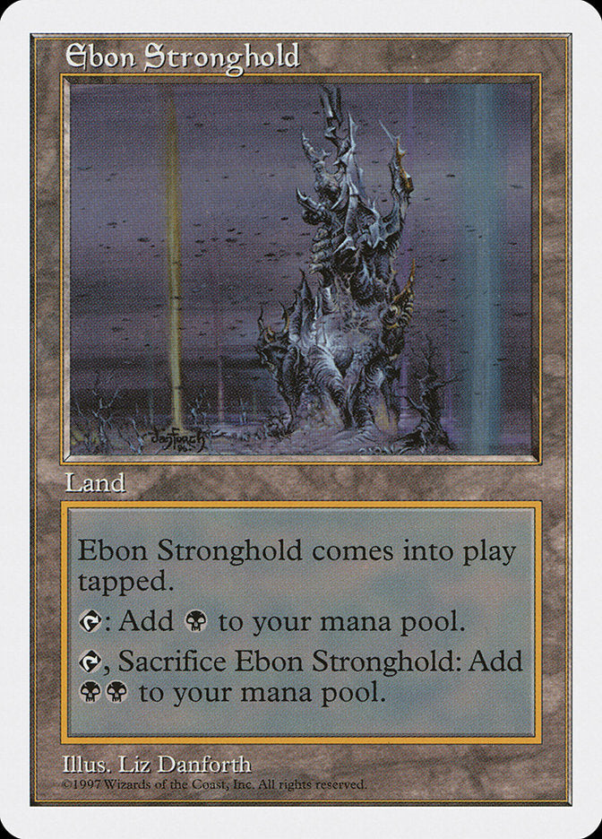 Fortaleza de Ébano / Ebon Stronghold - Magic: The Gathering - MoxLand