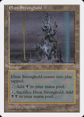 Fortaleza de Ébano / Ebon Stronghold - Magic: The Gathering - MoxLand