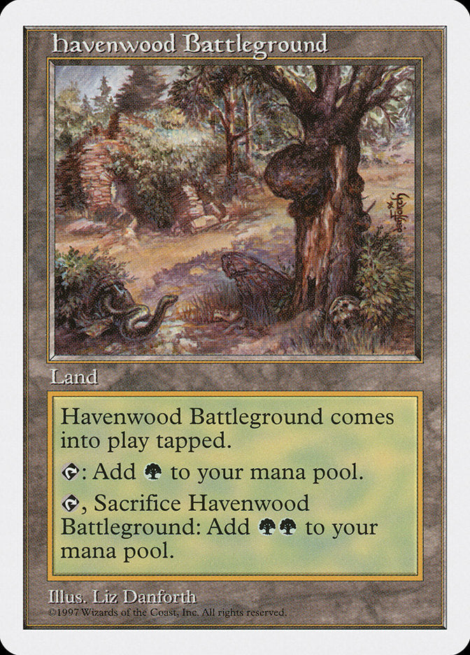 Campo de Batalha de Havenwood / Havenwood Battleground - Magic: The Gathering - MoxLand