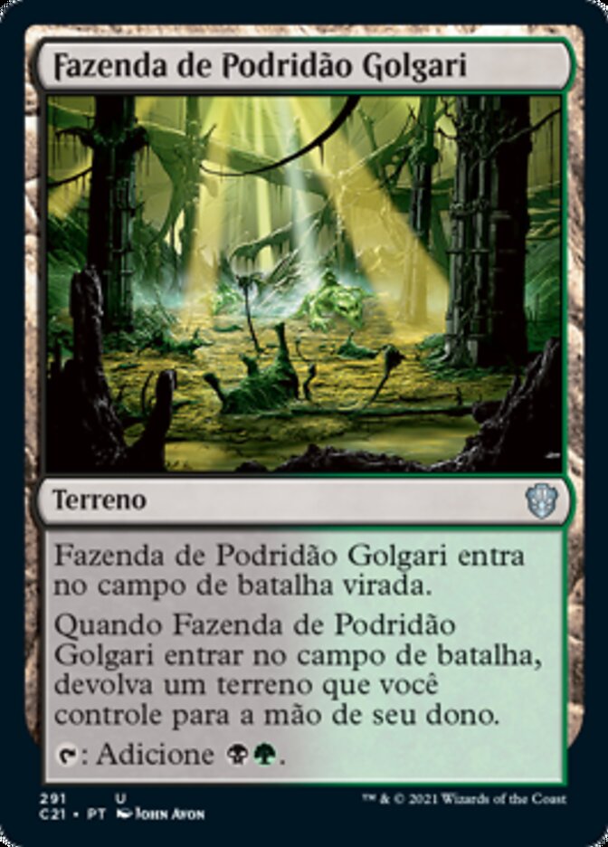 Fazenda de Podridão Golgari / Golgari Rot Farm - Magic: The Gathering - MoxLand