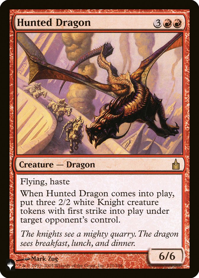 Dragão Caçado / Hunted Dragon - Magic: The Gathering - MoxLand