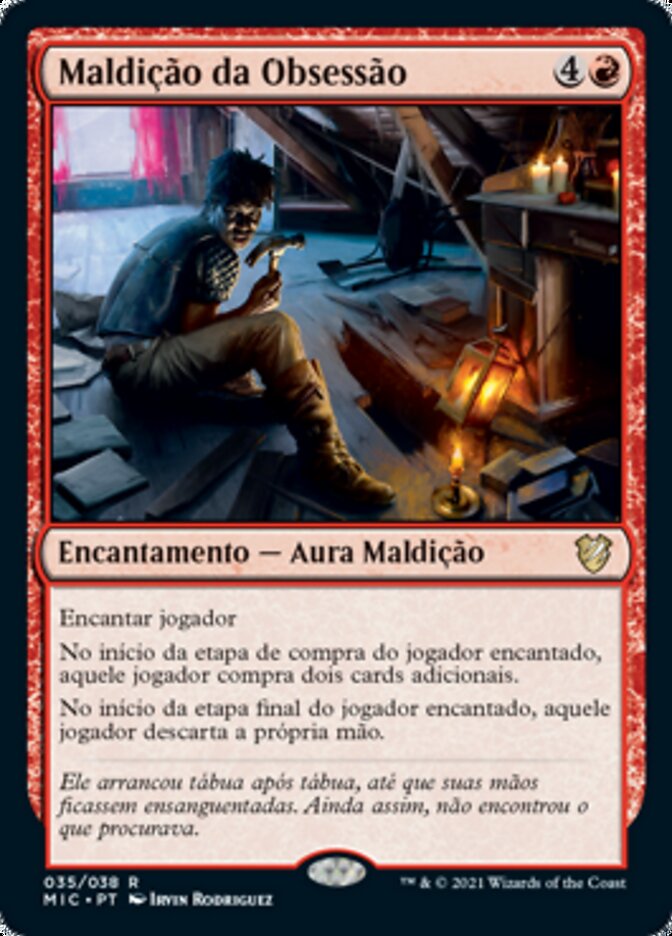 Maldição da Obsessão / Curse of Obsession - Magic: The Gathering - MoxLand