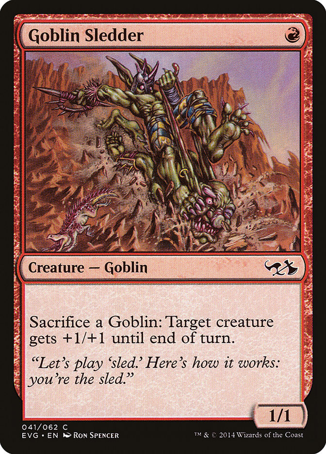 Goblin Toboganista / Goblin Sledder - Magic: The Gathering - MoxLand