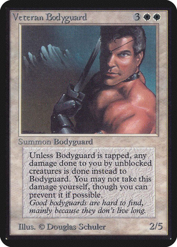 Veteran Bodyguard / Veteran Bodyguard - Magic: The Gathering - MoxLand