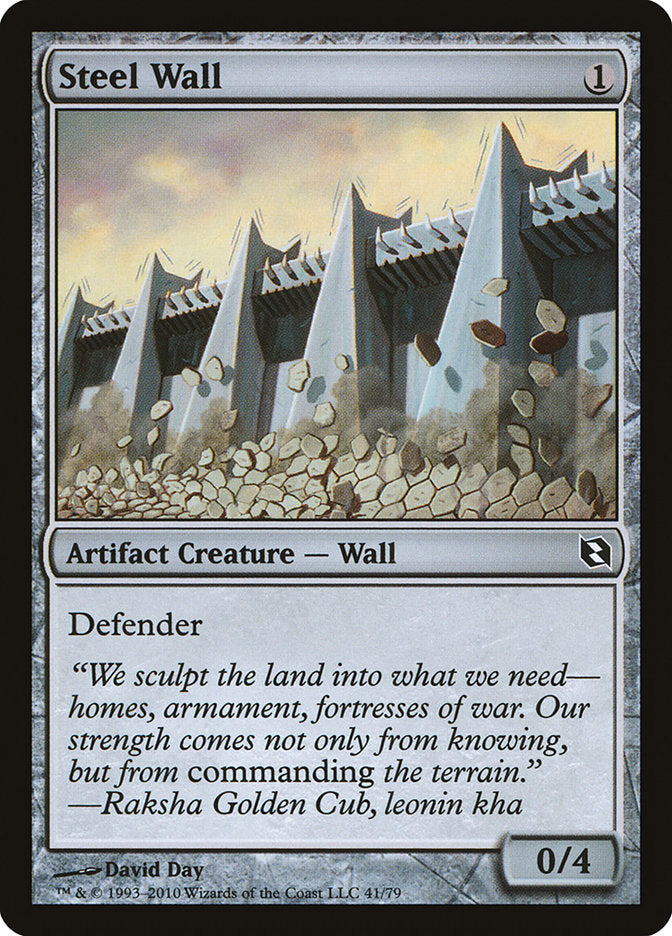 Barreira de Aço / Steel Wall - Magic: The Gathering - MoxLand