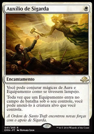 Auxílio de Sigarda / Sigarda's Aid - Magic: The Gathering - MoxLand