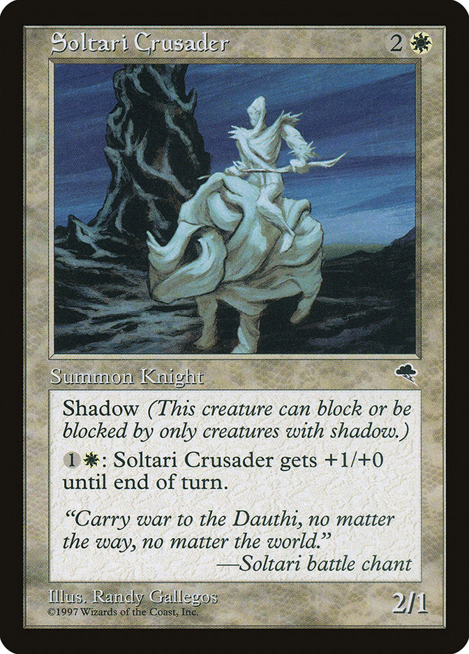 Cruzado Soltariano / Soltari Crusader - Magic: The Gathering - MoxLand