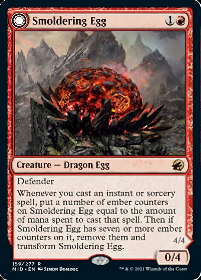 Ovo Fumegante / Smoldering Egg - Magic: The Gathering - MoxLand