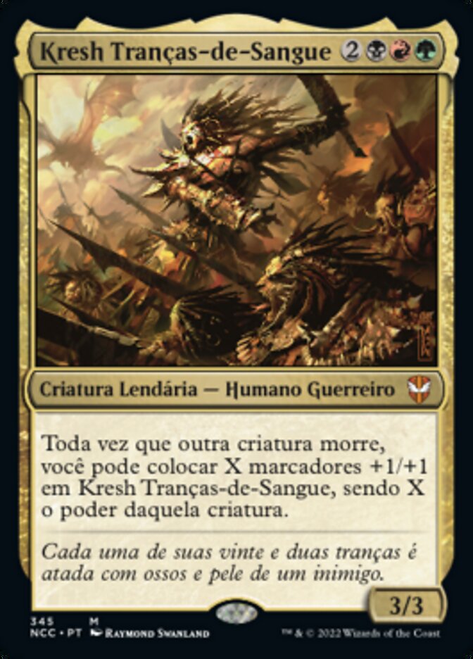 Kresh Tranças-de-Sangue / Kresh the Bloodbraided - Magic: The Gathering - MoxLand