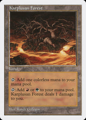 Floresta Karplusana / Karplusan Forest - Magic: The Gathering - MoxLand