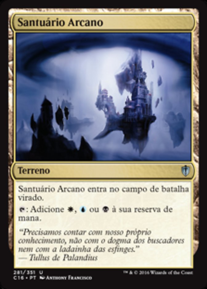 Santuário Arcano / Arcane Sanctum - Magic: The Gathering - MoxLand