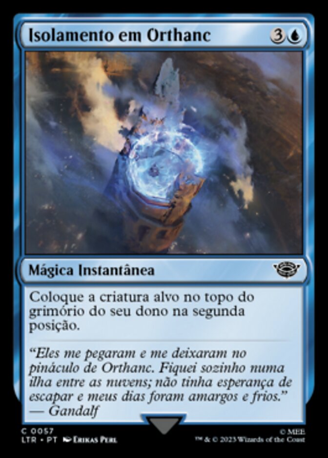 Isolamento em Orthanc / Isolation at Orthanc - Magic: The Gathering - MoxLand