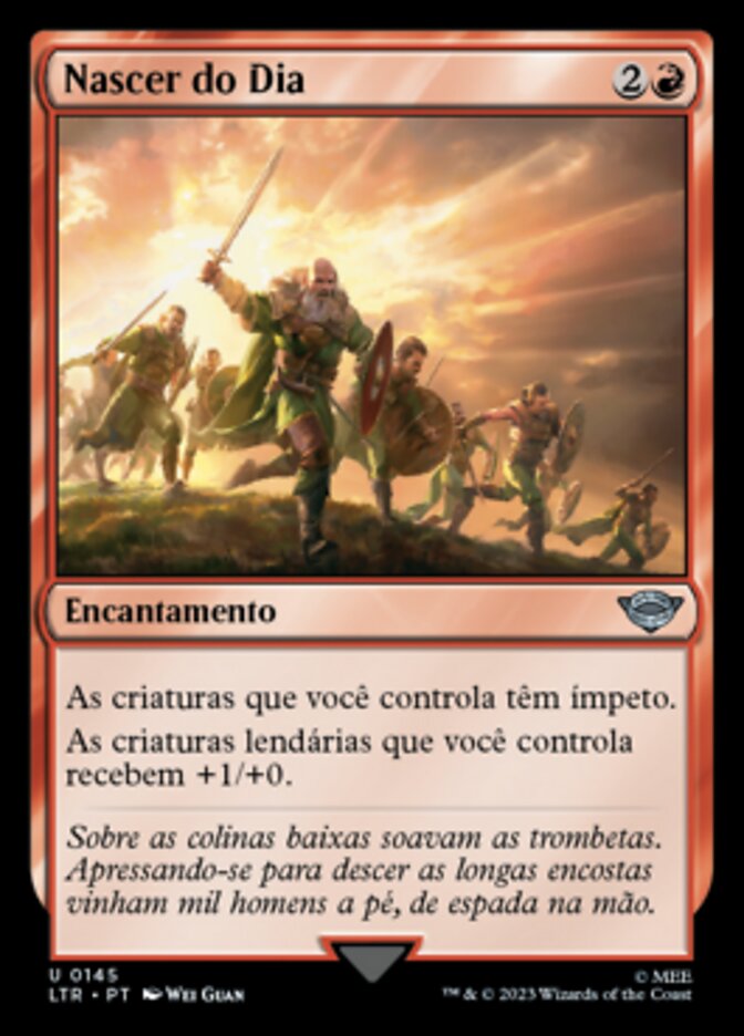 Nascer do Dia / Rising of the Day - Magic: The Gathering - MoxLand