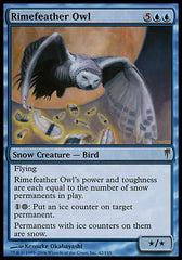 Coruja Pena-Gélida / Rimefeather Owl - Magic: The Gathering - MoxLand