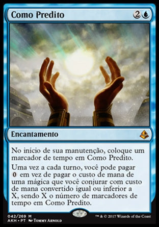 Como Predito / As Foretold - Magic: The Gathering - MoxLand