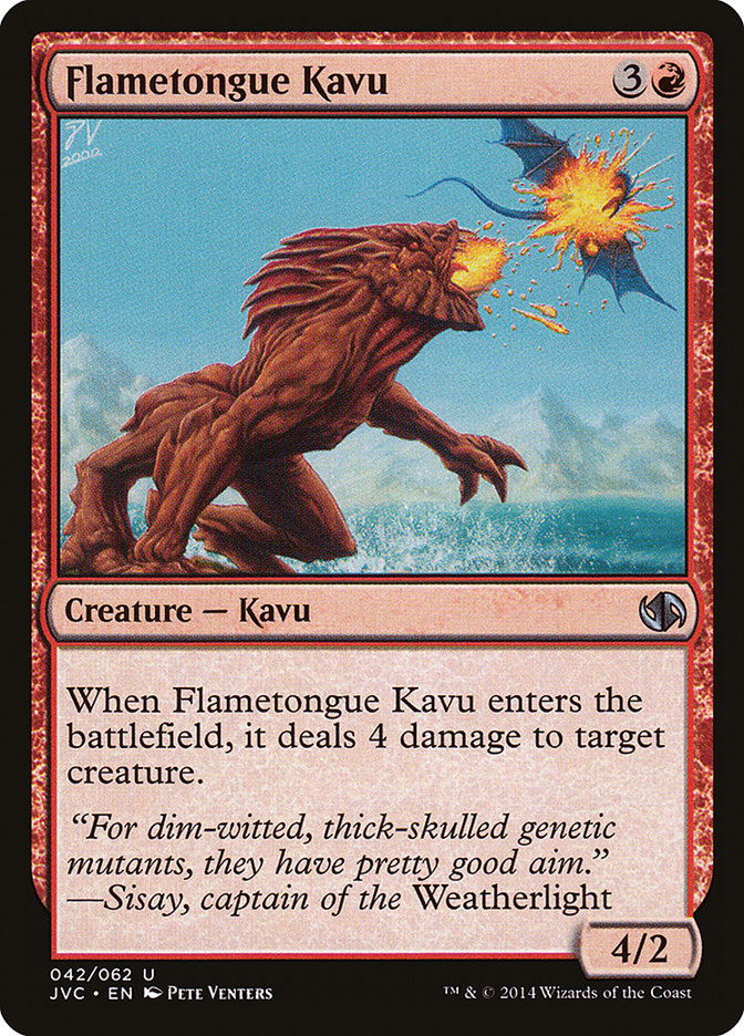 Kavu de Língua Flamejante / Flametongue Kavu - Magic: The Gathering - MoxLand