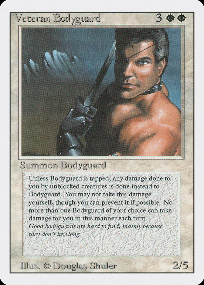 Veteran Bodyguard / Veteran Bodyguard - Magic: The Gathering - MoxLand