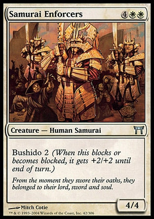 Impositores Samurais / Samurai Enforcers - Magic: The Gathering - MoxLand