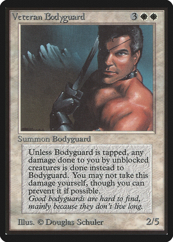 Veteran Bodyguard / Veteran Bodyguard - Magic: The Gathering - MoxLand