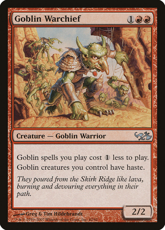 Comandante de Guerra Goblin / Goblin Warchief - Magic: The Gathering - MoxLand