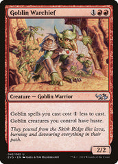 Comandante de Guerra Goblin / Goblin Warchief - Magic: The Gathering - MoxLand