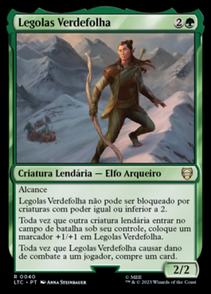 Legolas Verdefolha / Legolas Greenleaf - Magic: The Gathering - MoxLand