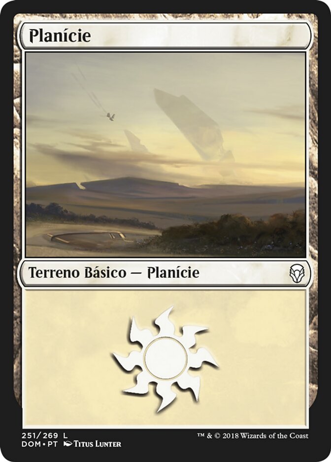 Planície / Plains - Magic: The Gathering - MoxLand