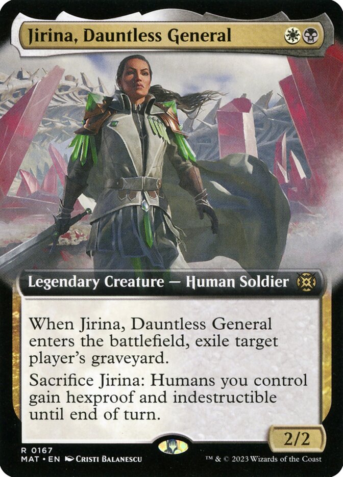 Jirina, General Intrépida / Jirina, Dauntless General - Magic: The Gathering - MoxLand