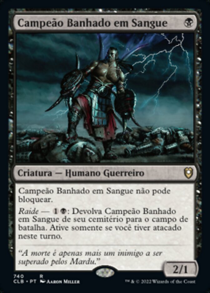 Campeão Banhado em Sangue / Bloodsoaked Champion - Magic: The Gathering - MoxLand