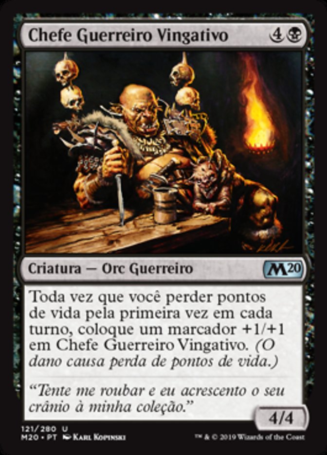 Chefe Guerreiro Vingativo / Vengeful Warchief - Magic: The Gathering - MoxLand