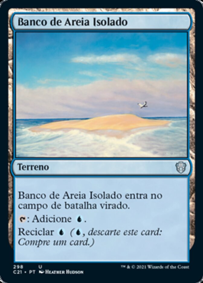 Banco de Areia Isolado / Lonely Sandbar - Magic: The Gathering - MoxLand