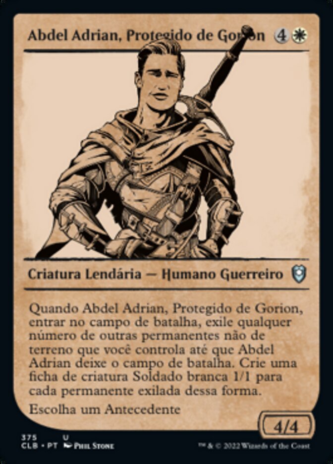 Abdel Adrian, Protegido de Gorion / Abdel Adrian, Gorion's Ward - Magic: The Gathering - MoxLand