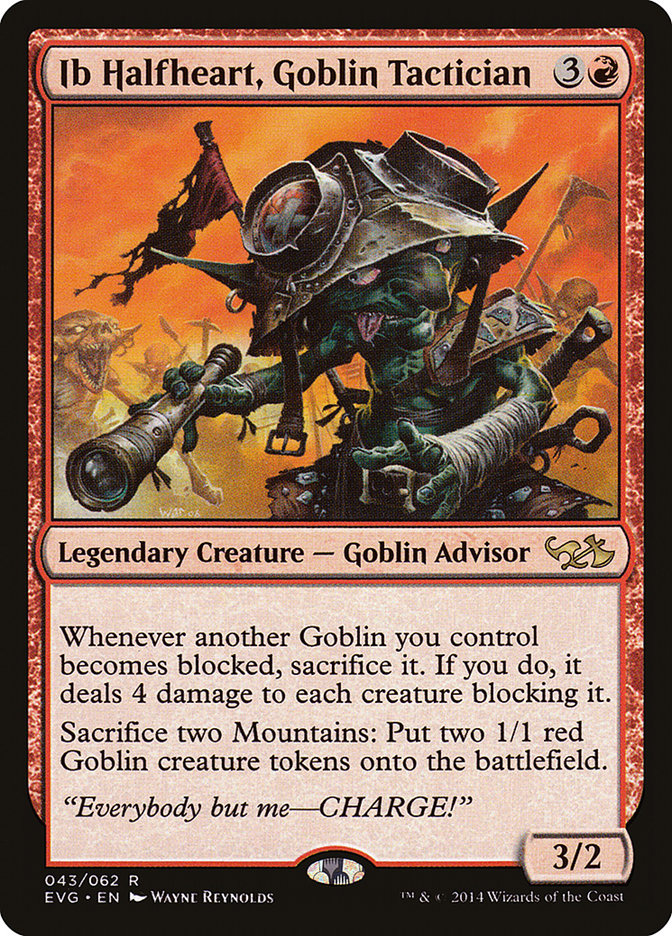 Ib Halfheart, Estrategista Goblin / Ib Halfheart, Goblin Tactician - Magic: The Gathering - MoxLand