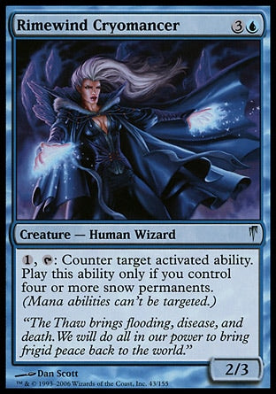 Criomante Vento-Gélido / Rimewind Cryomancer - Magic: The Gathering - MoxLand