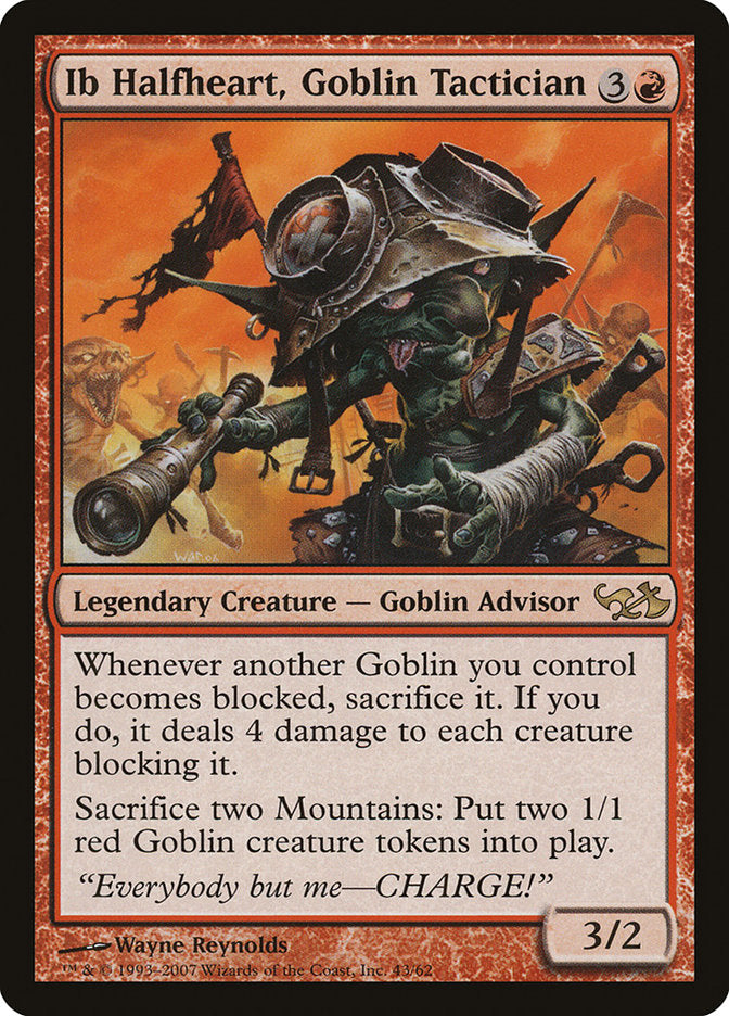 Ib Halfheart, Estrategista Goblin / Ib Halfheart, Goblin Tactician - Magic: The Gathering - MoxLand