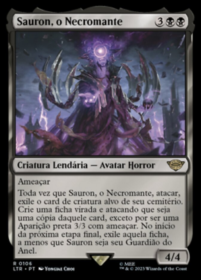 Sauron, o Necromante / Sauron, the Necromancer - Magic: The Gathering - MoxLand