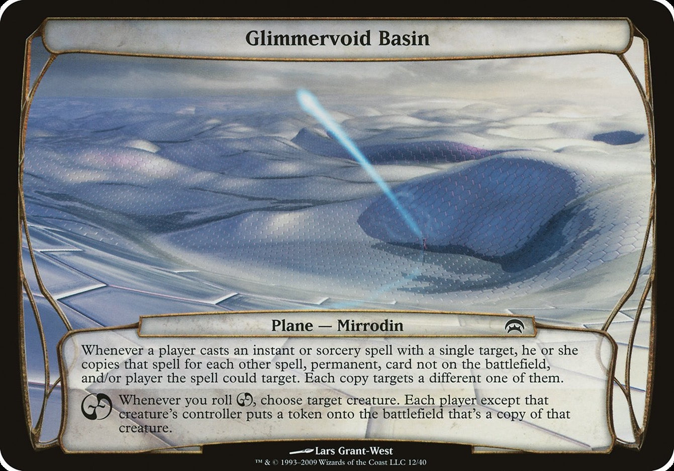 Bacia do Vácuo Tremeluzente / Glimmervoid Basin - Magic: The Gathering - MoxLand