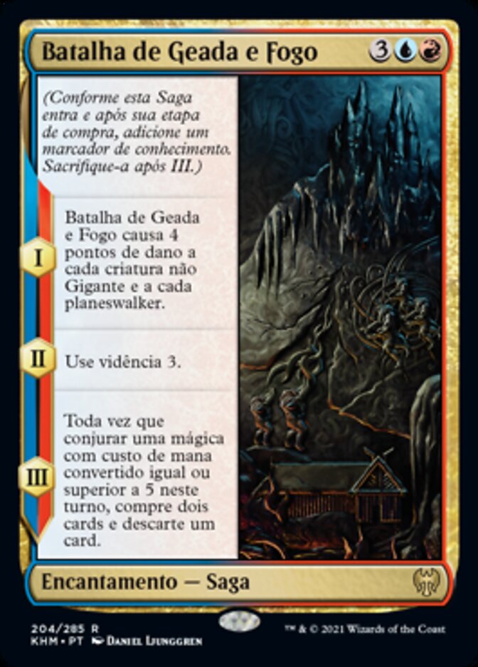Batalha de Geada e Fogo / Battle of Frost and Fire - Magic: The Gathering - MoxLand