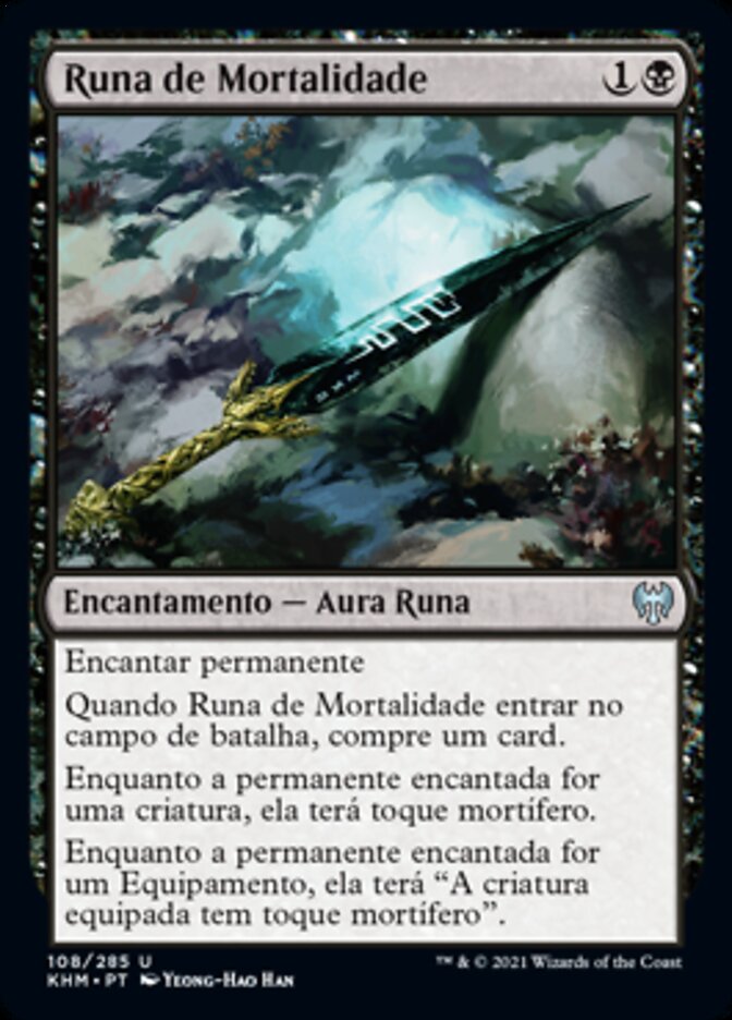Runa de Mortalidade / Rune of Mortality - Magic: The Gathering - MoxLand