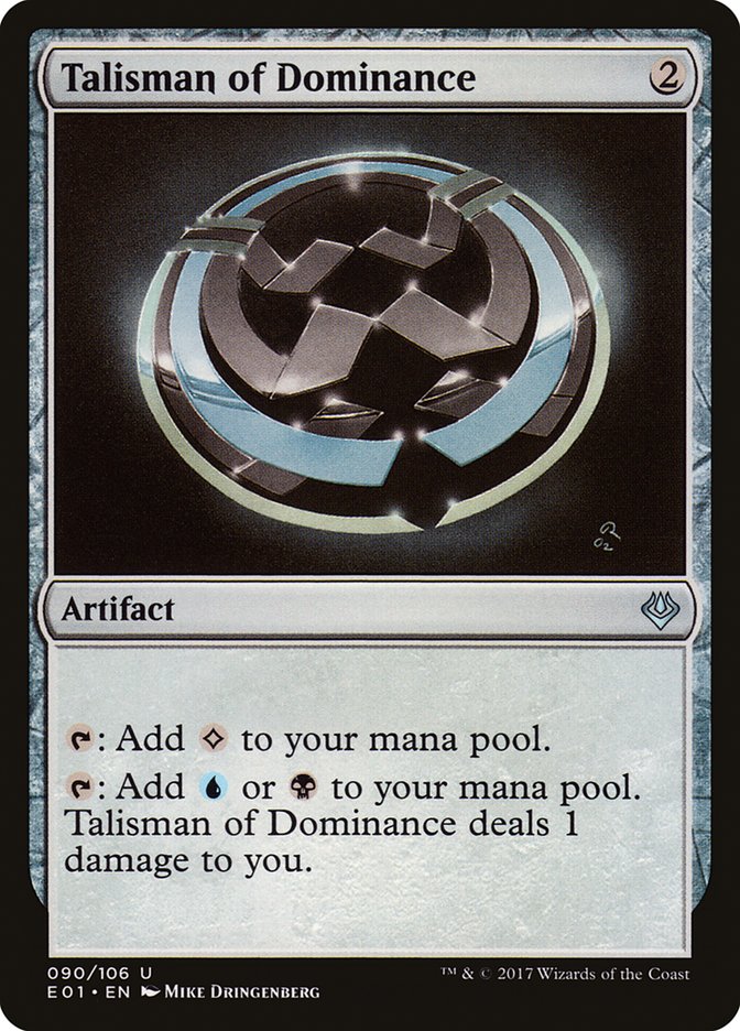 Talismã da Dominação / Talisman of Dominance - Magic: The Gathering - MoxLand