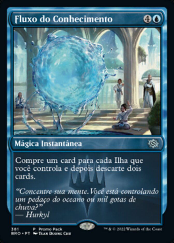 Fluxo do Conhecimento / Flow of Knowledge - Magic: The Gathering - MoxLand