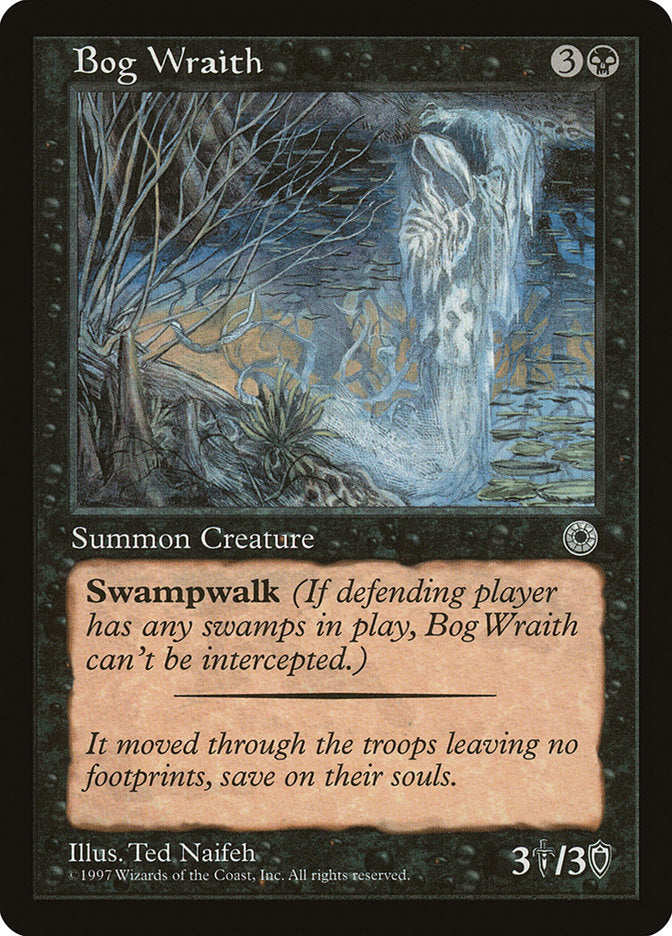 Aparição do Pântano / Bog Wraith - Magic: The Gathering - MoxLand