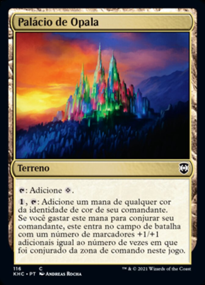 Palácio de Opala / Opal Palace - Magic: The Gathering - MoxLand