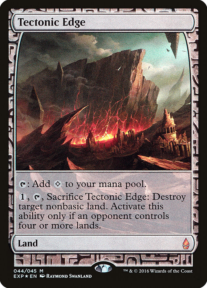 Confim Tectônico / Tectonic Edge - Magic: The Gathering - MoxLand