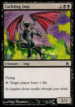 Diabrete Gargalhante / Cackling Imp - Magic: The Gathering - MoxLand