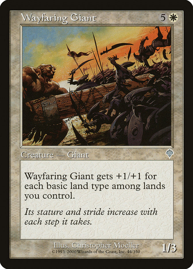 Gigante Viajante / Wayfaring Giant - Magic: The Gathering - MoxLand