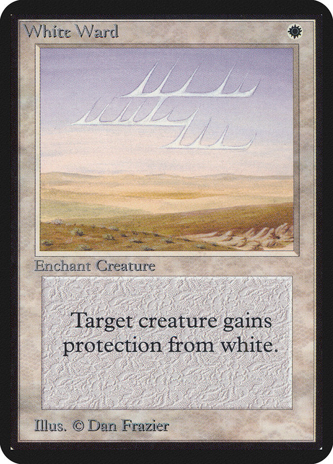 Defesa Branca / White Ward - Magic: The Gathering - MoxLand