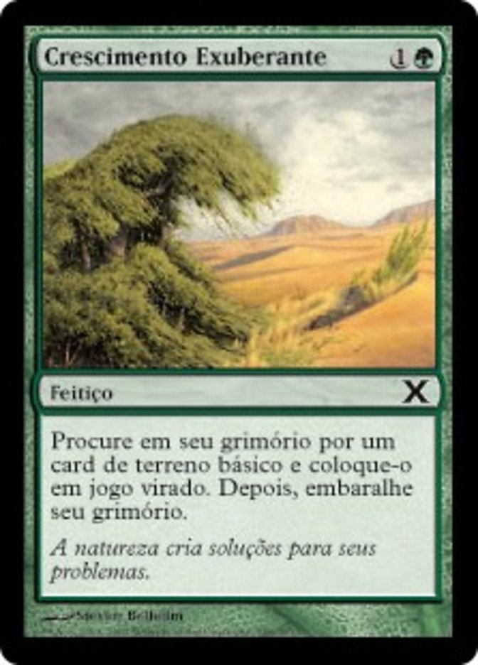 Crescimento Exuberante / Rampant Growth - Magic: The Gathering - MoxLand