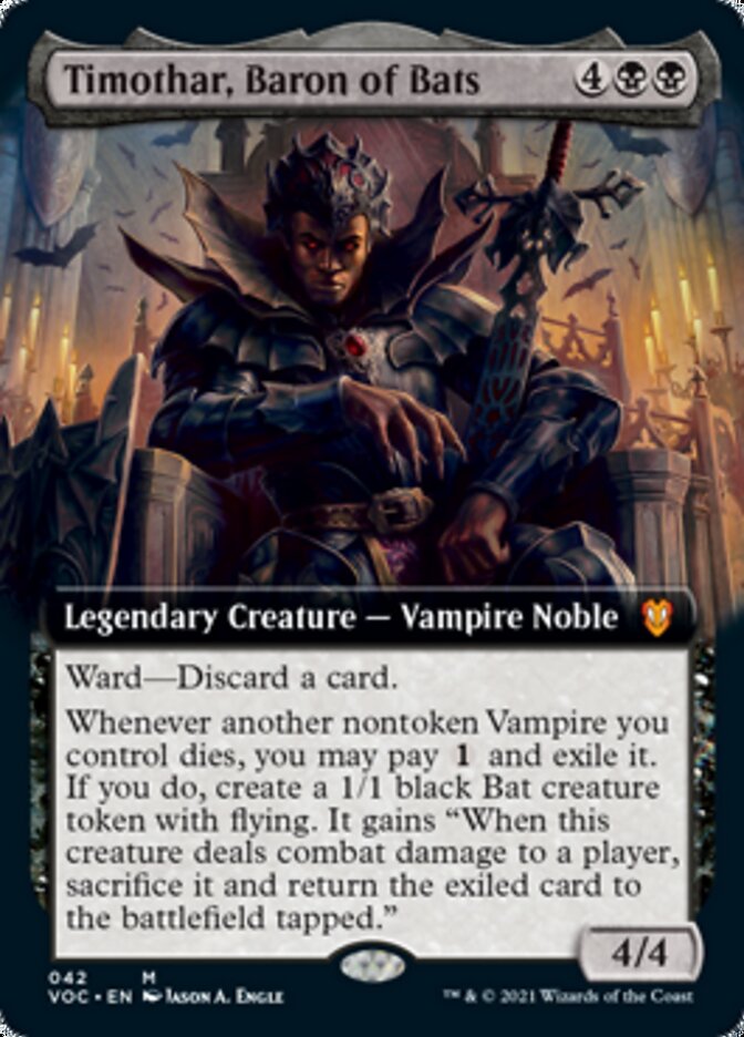 Timothar, Barão dos Morcegos / Timothar, Baron of Bats - Magic: The Gathering - MoxLand