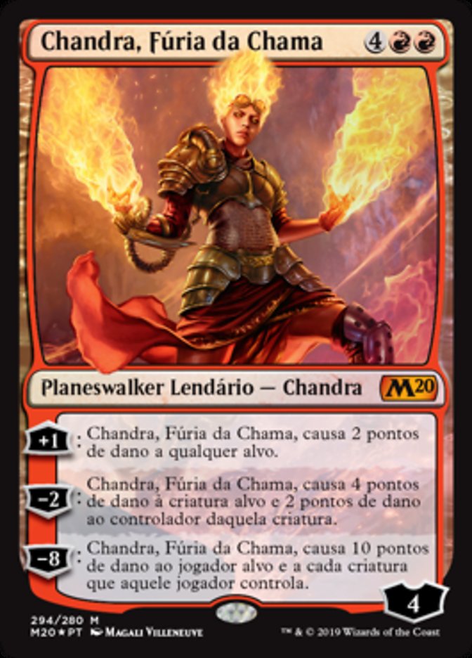 Chandra, Fúria da Chama / Chandra, Flame's Fury - Magic: The Gathering - MoxLand